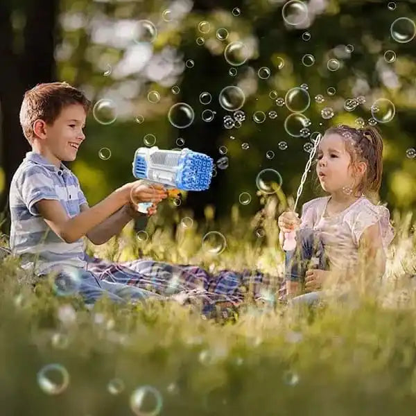 Brinquedo Máquina De Sopro Automática Bolha De Sabão grande